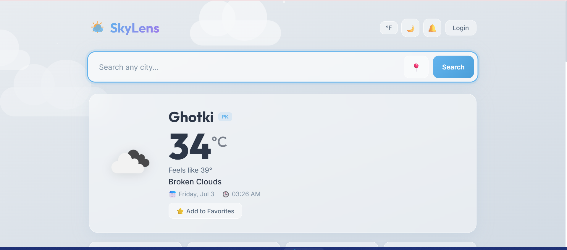 SkyLens Weather Intelligence